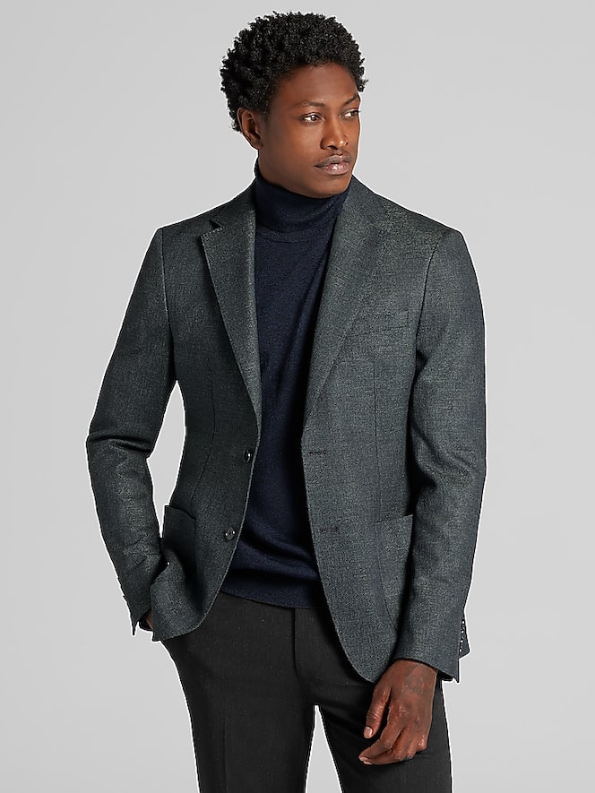 Calvin Klein Slim Fit Textured Sport Coat