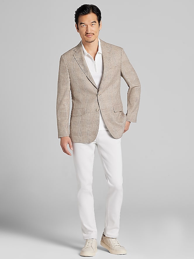 Joseph Abboud Classic Fit Plaid Sport Coat