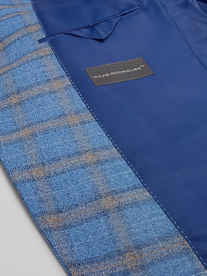 Wilke-Rodriguez Modern Fit Windowpane Plaid Sport Coat