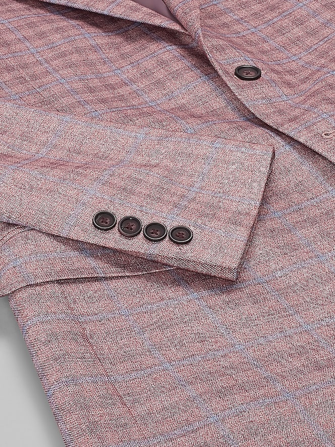 Wilke-Rodriguez Modern Fit Windowpane Plaid Sport Coat
