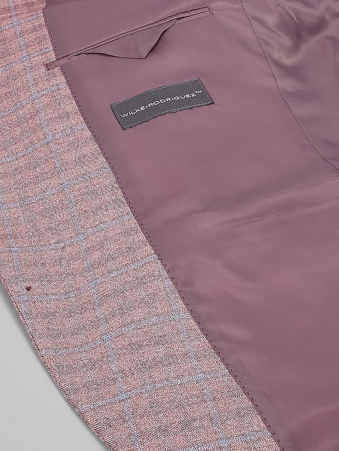 Wilke-Rodriguez Modern Fit Windowpane Plaid Sport Coat