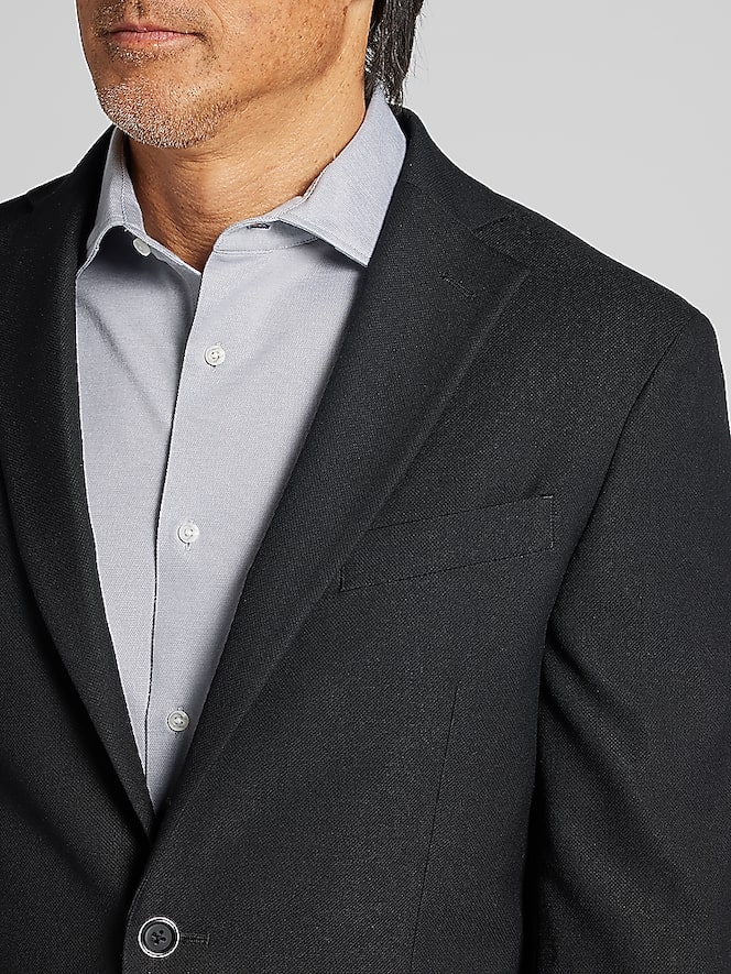 Wilke-Rodriguez Modern Fit Solid Blazer, Black - Image 2 of 8