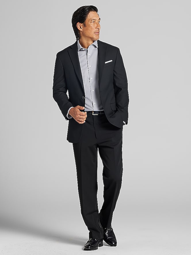 Wilke-Rodriguez Modern Fit Solid Blazer, Black - Image 5 of 8