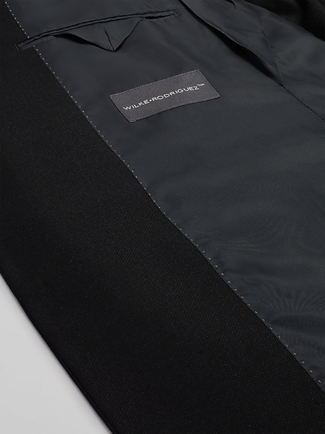 Wilke-Rodriguez Modern Fit Solid Blazer, Black - Image 6 of 8