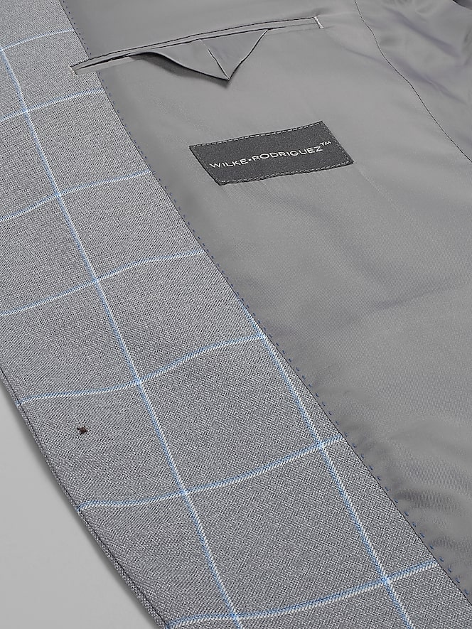 Wilke-Rodriguez Modern Fit Windowpane Plaid Sport Coat