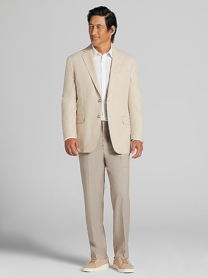 Joseph Abboud Modern Fit Linen-Blend Sport Coat