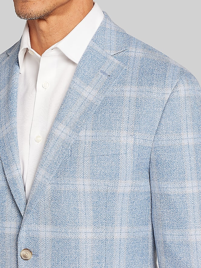Joseph Abboud Modern Fit Plaid Sport Coat