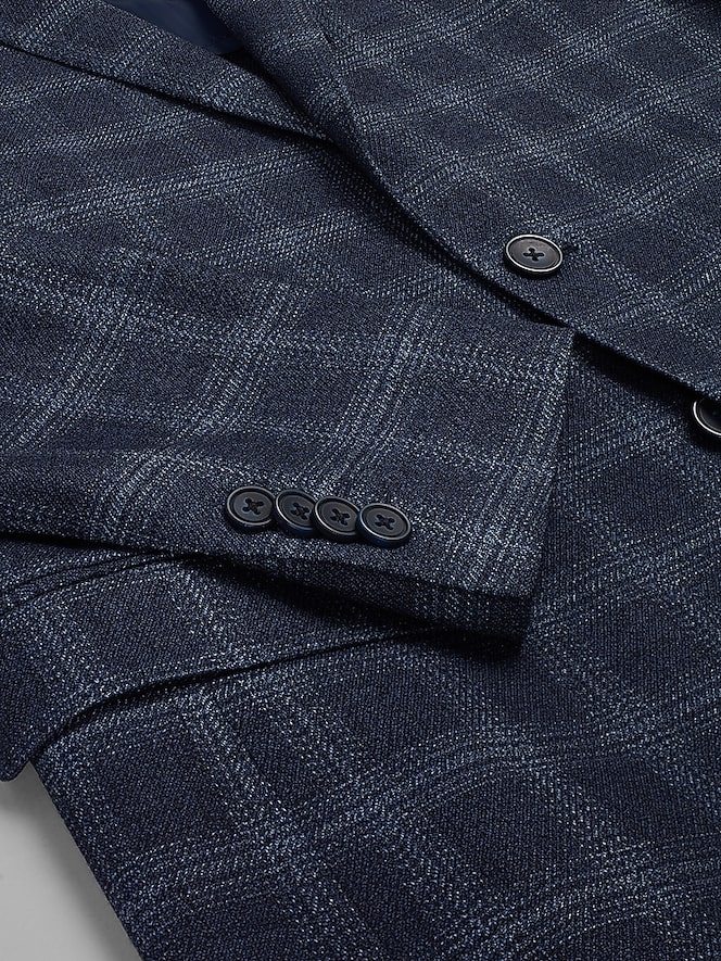 Awearness Kenneth Cole Slim Fit Plaid Sport Coat