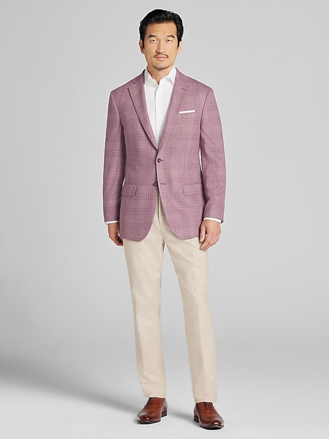 Wilke-Rodriguez Modern Fit Plaid Sport Coat