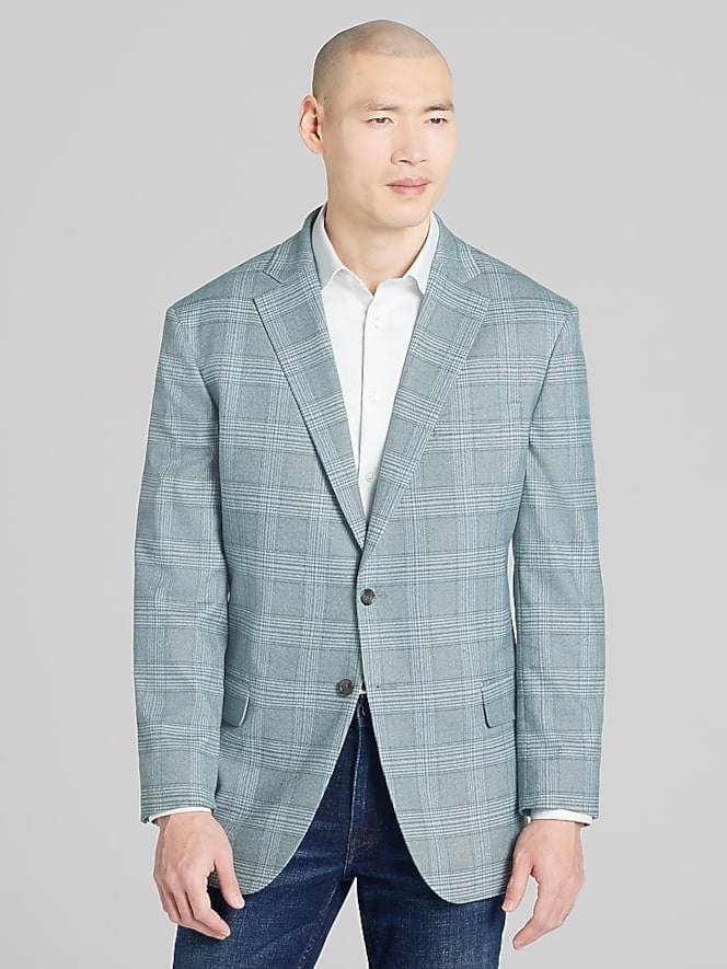 Wilke-Rodriguez Modern Fit Plaid Sport Coat