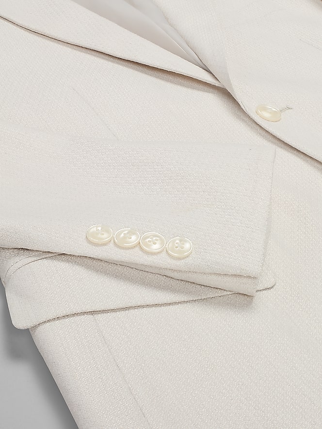 Egara Egara Slim Fit Textured Solid Dinner Jacket