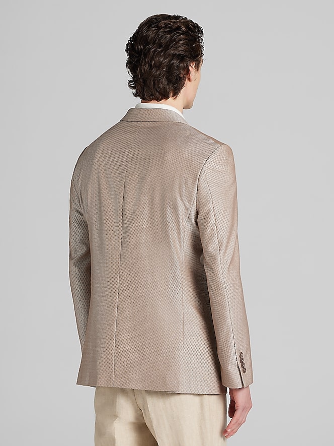 Egara Slim Fit Herringbone Dinner Jacket
