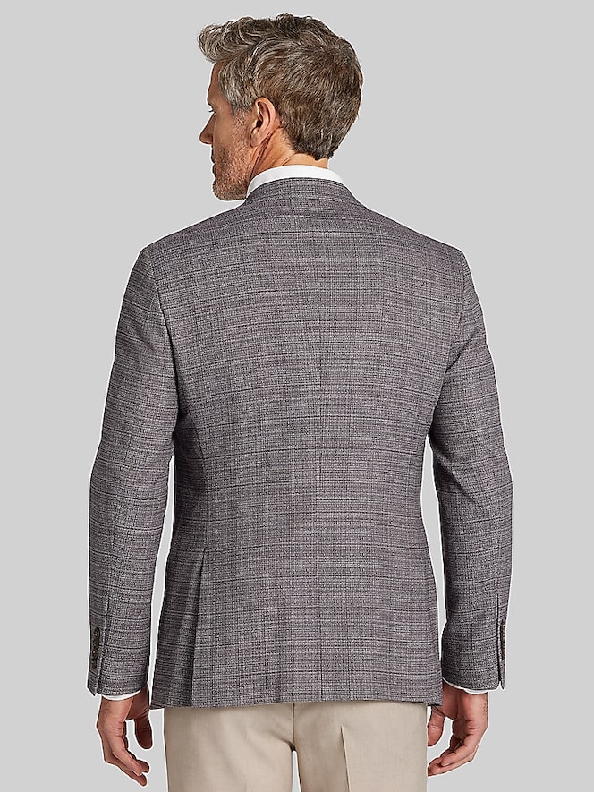 Awearness Kenneth Cole Modern Fit Plaid Sport Coat