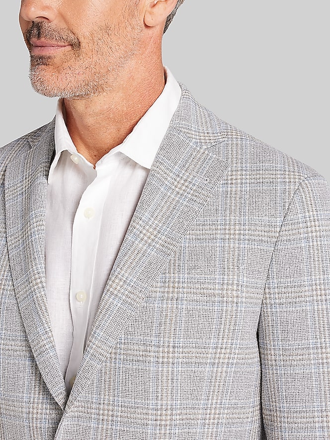 Joseph Abboud Modern Fit Plaid Sport Coat