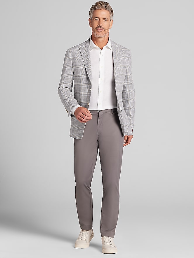 Joseph Abboud Modern Fit Plaid Sport Coat