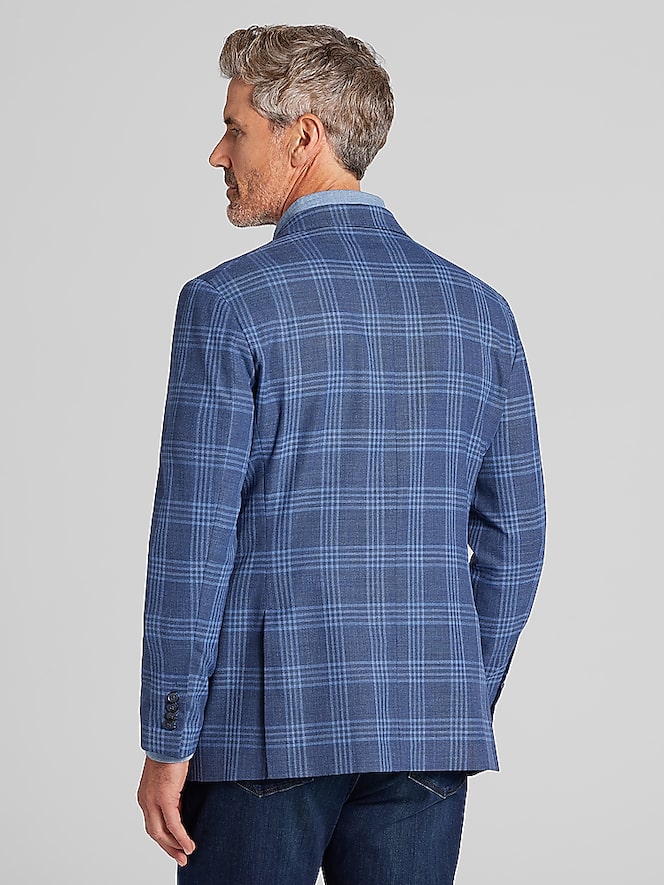 Joseph Abboud Modern Fit Plaid Sport Coat