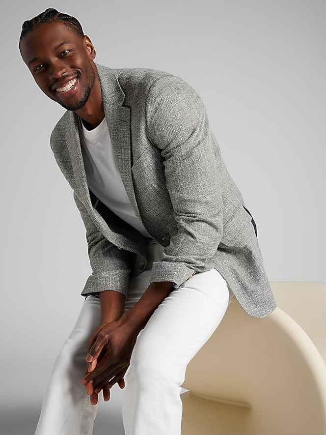 Joseph Abboud Classic Fit Plaid Sportcoat