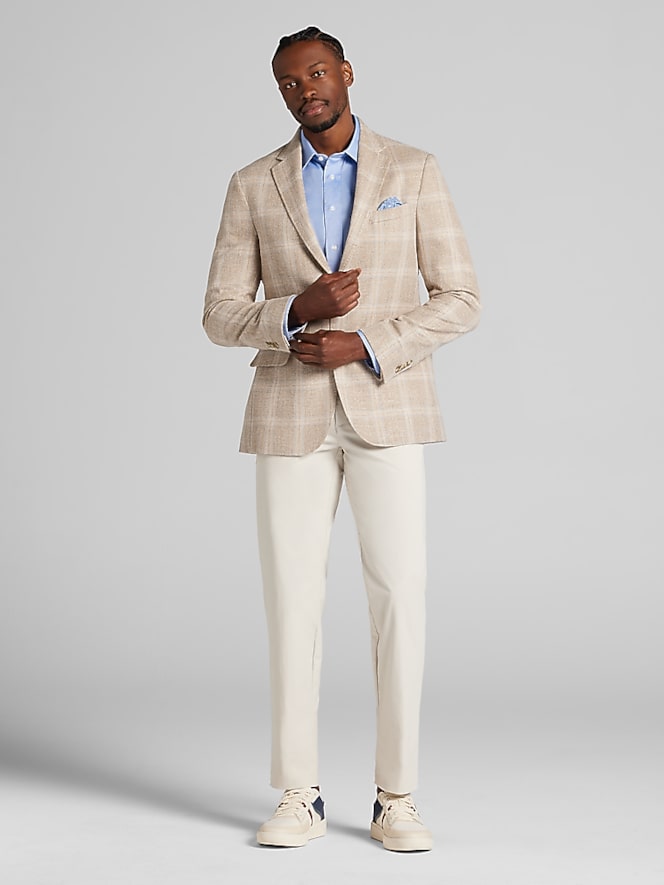 Joseph Abboud Modern Fit Plaid Sportcoat