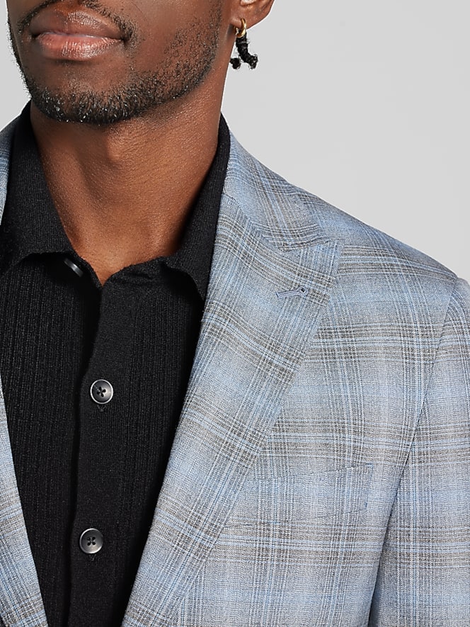 Joseph Abboud Classic Fit Plaid Sport Coat