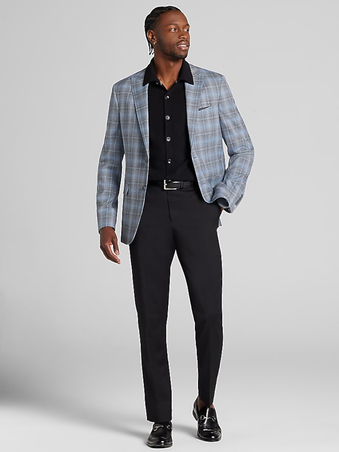 Joseph Abboud Classic Fit Plaid Sport Coat