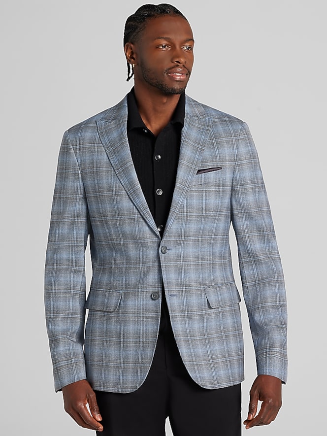 Joseph Abboud Classic Fit Plaid Sport Coat
