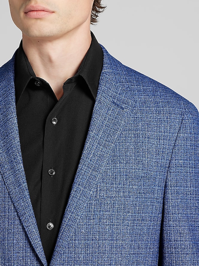 Awearness Kenneth Cole Slim Fit Plaid Sport Coat