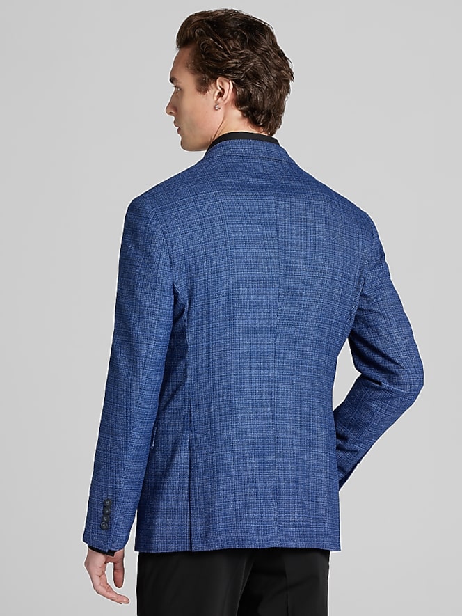 Awearness Kenneth Cole Slim Fit Plaid Sport Coat