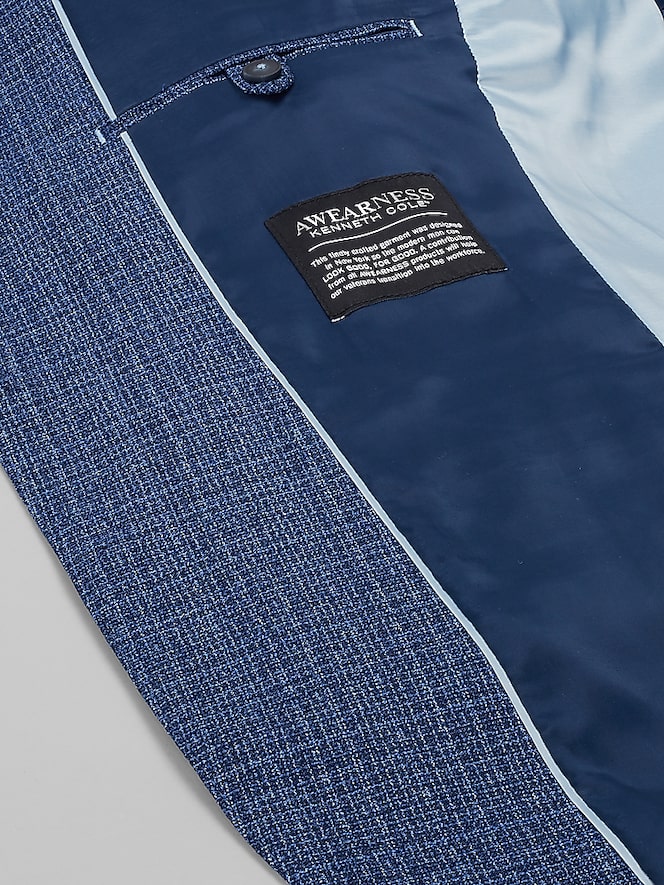 Awearness Kenneth Cole Slim Fit Plaid Sport Coat