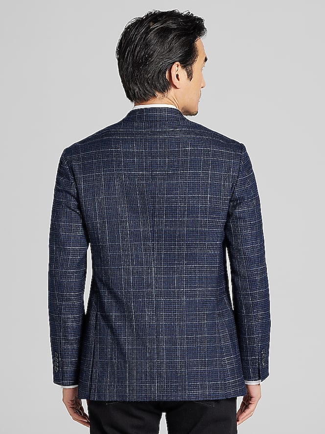 Awearness Kenneth Cole Modern Fit Plaid Sport Coat