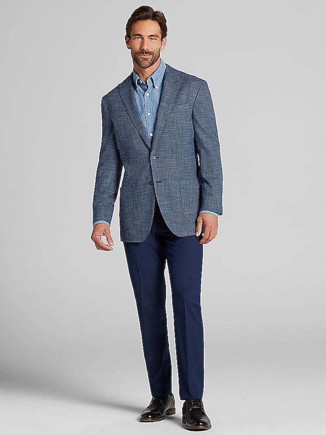 Awearness Kenneth Cole Modern Fit Tic Sport Coat
