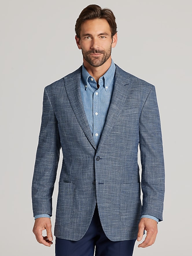Awearness Kenneth Cole Modern Fit Tic Sport Coat