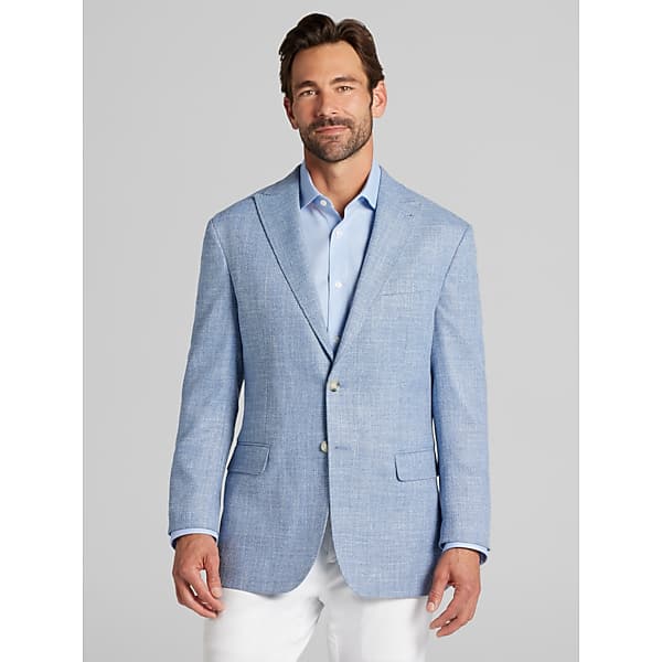 Joseph Abboud Men's Modern Fit Sport Coat Blue - Size: 42 Regular