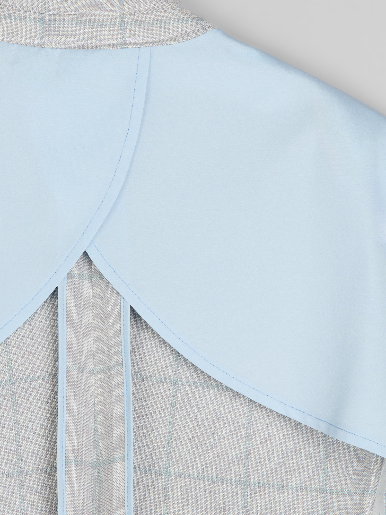 Modern Fit Windowpane Plaid Linen-Blend Sport Coat