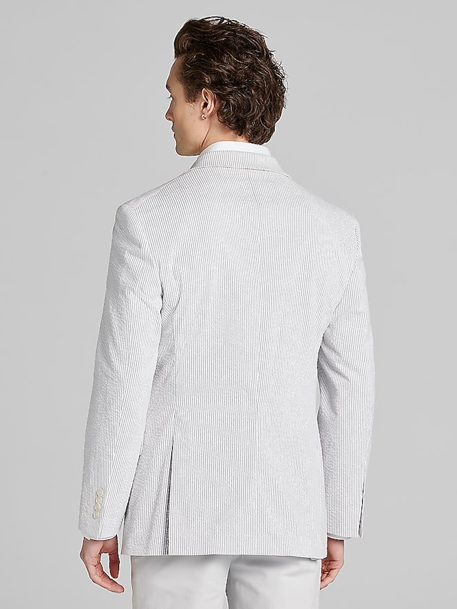 Wilke-Rodriguez Wilke-Rodriguez Modern Fit Cotton Blend Sportcoat