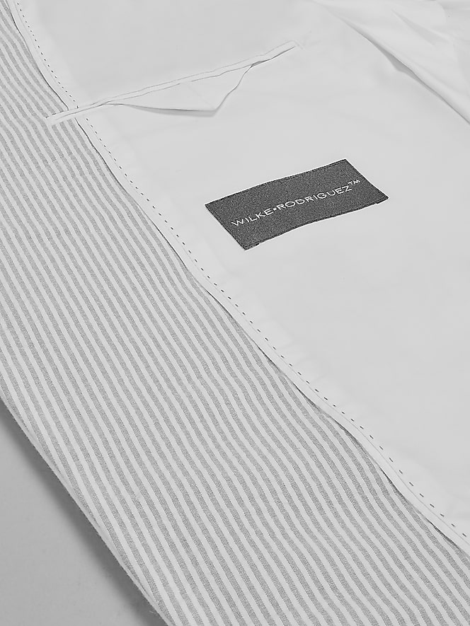 Wilke-Rodriguez Wilke-Rodriguez Modern Fit Cotton Blend Sportcoat