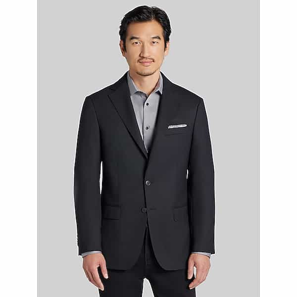 Awearness Kenneth Cole Men's CHILLFLEX Modern Fit Blazer Black - Size: 40 Short