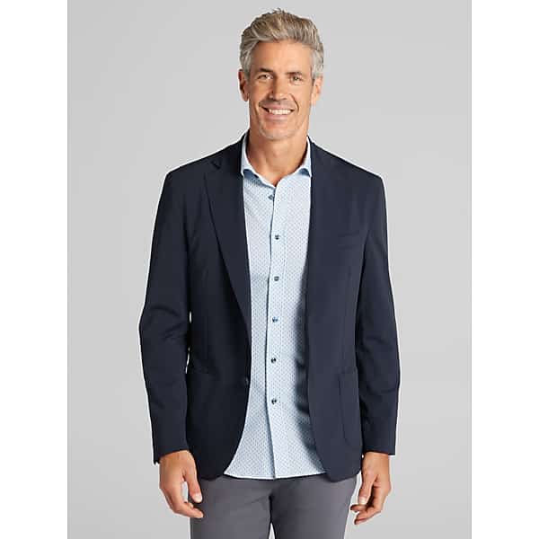 Awearness Kenneth Cole Men's Slim Fit CHILLFLEX Tech Blazer Navy - Size: 42 Short