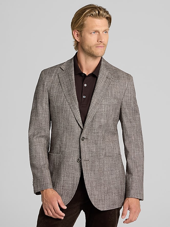 Joseph Abboud Modern Fit Crosshatch Sport Coat