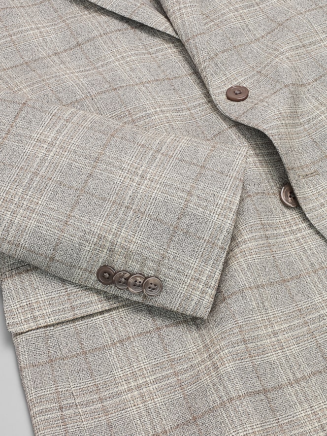 Joseph Abboud Classic Fit Windowpane Plaid Sport Coat