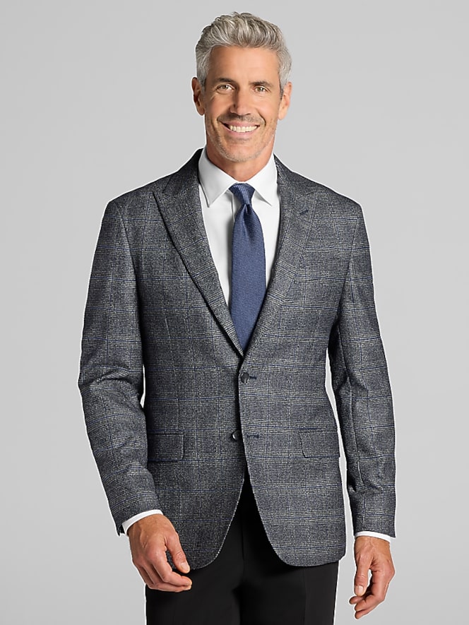 Wilke-Rodriguez Modern Fit Plaid Sport Coat