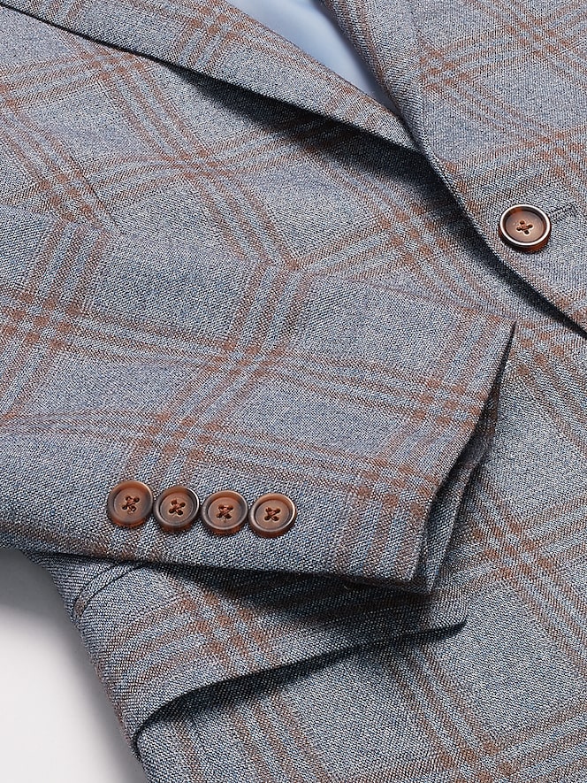 Wilke-Rodriguez Modern Fit Plaid Sport Coat