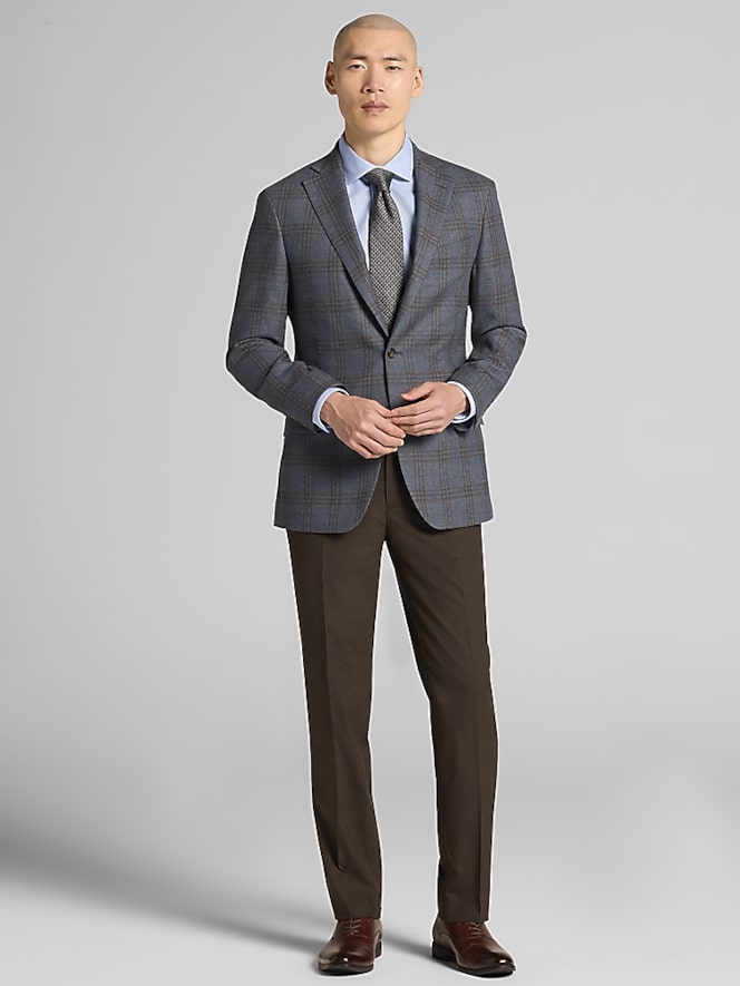 Wilke-Rodriguez Modern Fit Plaid Sport Coat