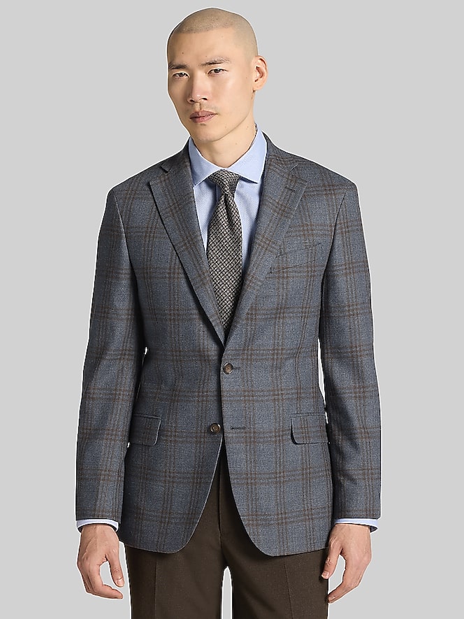 Wilke-Rodriguez Modern Fit Plaid Sport Coat
