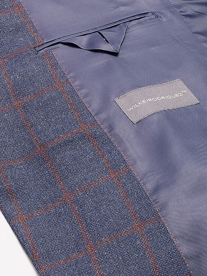 Wilke-Rodriguez Modern Fit Windowpane Plaid Sport Coat