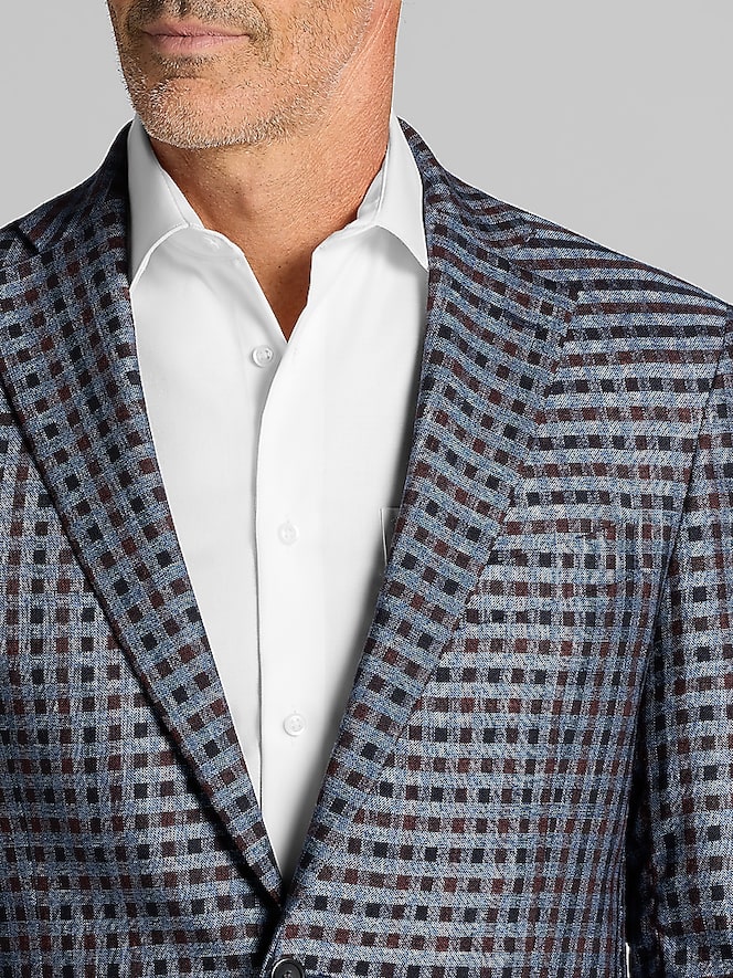 Wilke-Rodriguez Modern Fit Check Sport Coat