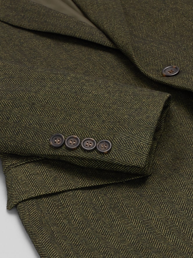 Wilke-Rodriguez Modern FIt Herringbone Sport Coat