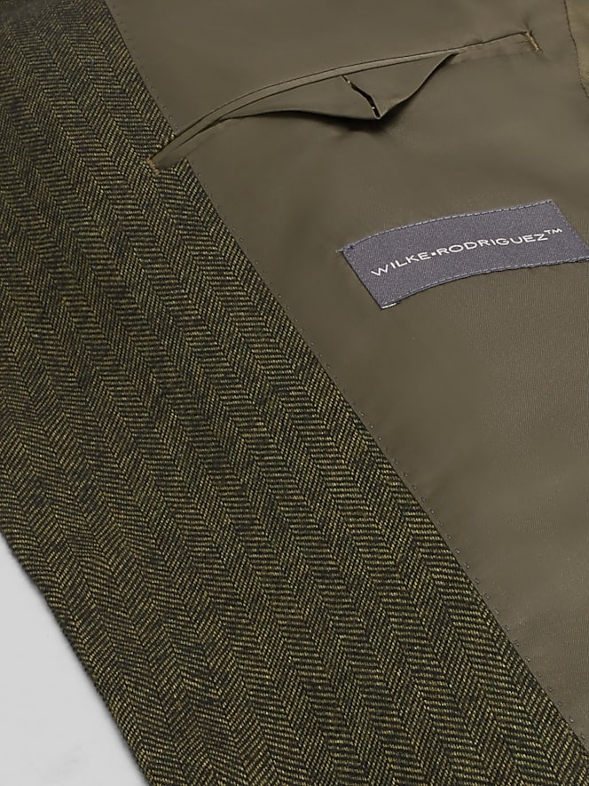 Wilke-Rodriguez Modern FIt Herringbone Sport Coat