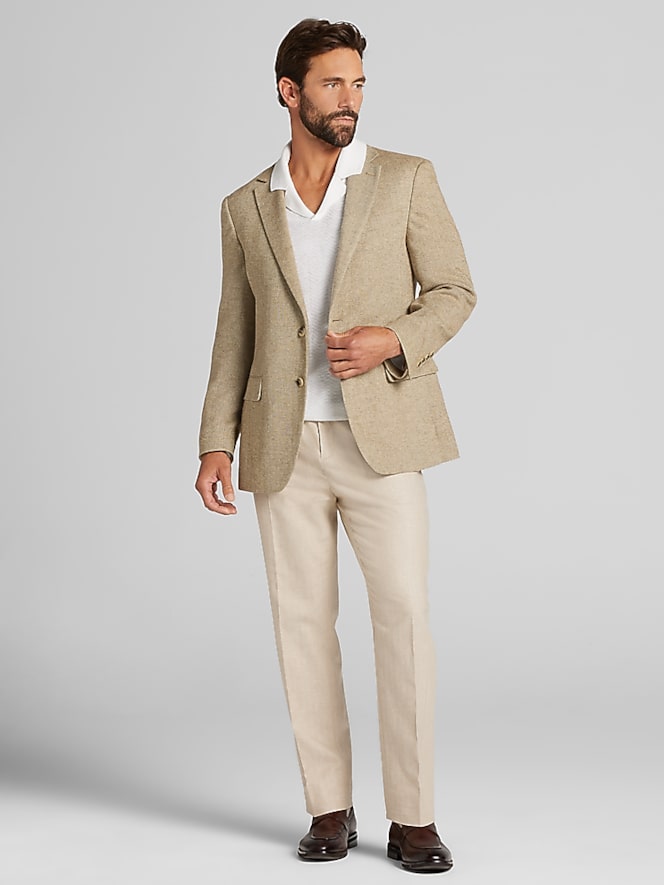 Wilke-Rodriguez Modern FIt Herringbone Sport Coat