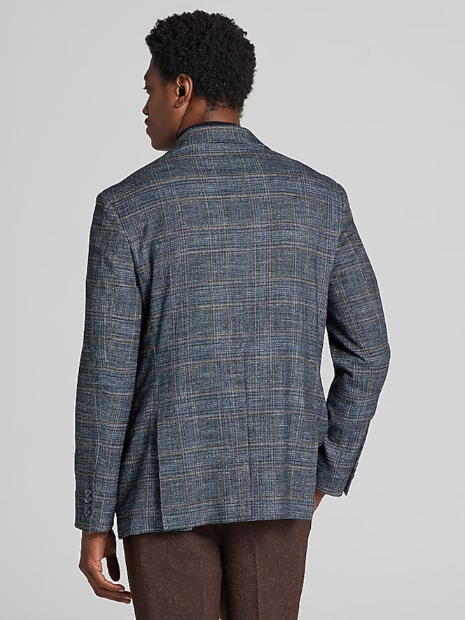 Joseph Abboud Modern Fit Windowpane Plaid Sport Coat