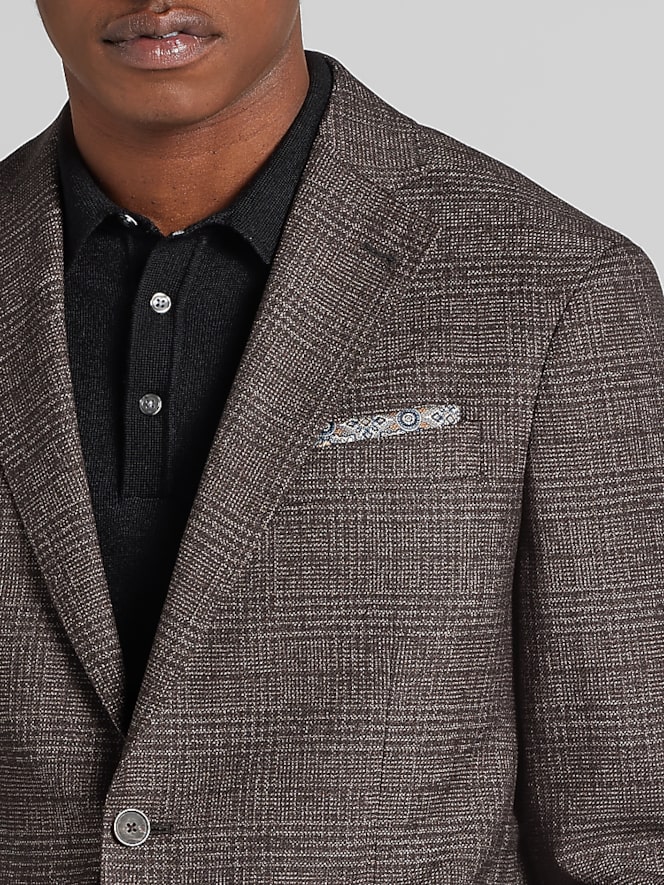 Joseph Abboud Modern Fit Plaid Sport Coat